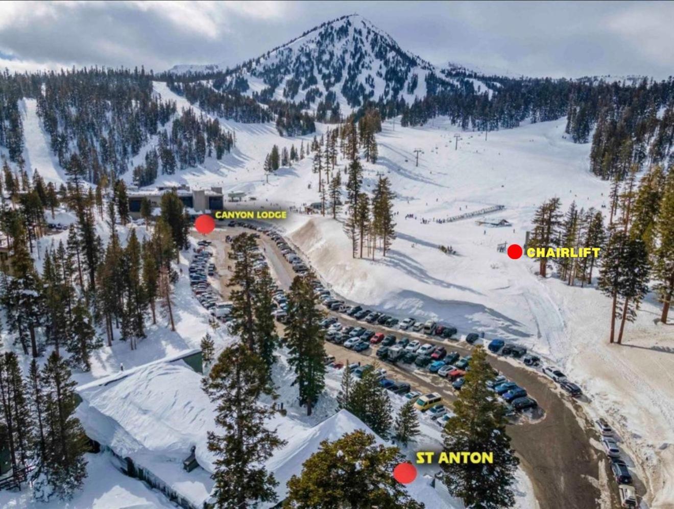 Fully Renovated! St Anton #17 Ski In Ski Out 1 Bedroom 1 Bathroom Condo! Sleeps Up To 4! ماموث لاكيس المظهر الخارجي الصورة